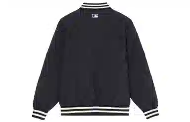 MLB New York Yankees Logo Stripe Jacket Black