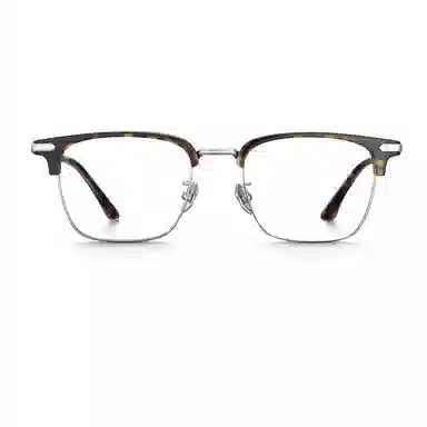 苍木优品 高端复古眉线半框近视眼镜框可配度数设计师 板材镜架钛 方形 光学镜架 男女同款情侣款