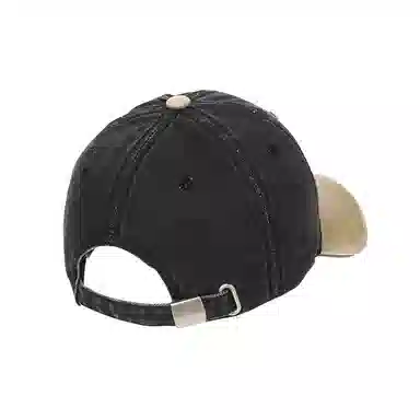 啄木鸟 美式复古撞色贴布字母刺绣水洗棒球帽大头围休闲百搭潮流 棉 鸭舌帽 男女同款情侣款