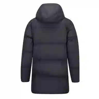 LiNing Mid-Length Hooded Down Jacket Black