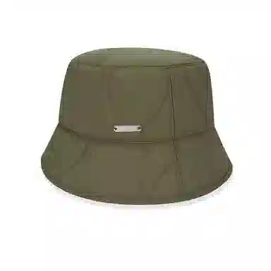 特步 秋冬保暖纯色潮流百搭简约 锦纶 渔夫帽 男女同款情侣款 军绿