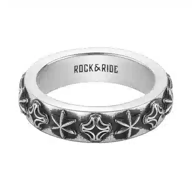 ROCK&RIDE Star Cross Ring