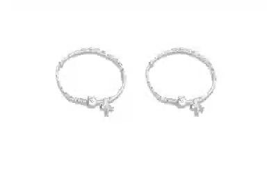 大唐国鼎 猫咪小鱼编织手绳优雅甜美精致气质甜妹可爱温柔浪漫百搭 好运 合金 手链 女款