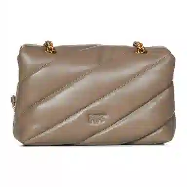 PINKO Love Birds Shoulder Bag Beige