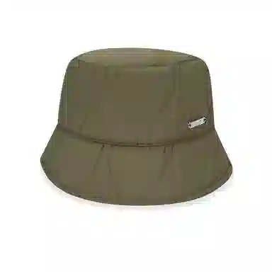 特步 秋冬保暖纯色潮流百搭简约 锦纶 渔夫帽 男女同款情侣款 军绿