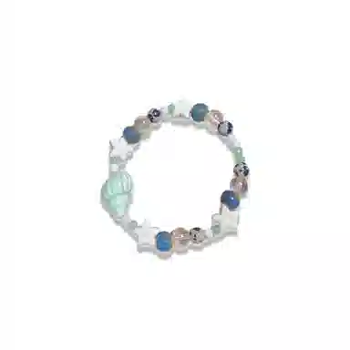 大唐国鼎 粉色海螺星星小众时尚简约设计潮酷个性小众高级感森系 好运 陶瓷 手链 男女同款情侣款