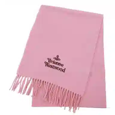 Vivienne Westwood Wool Scarf Pink