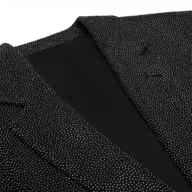 CELINE Veste Boxy Gabardine De Laine Studs