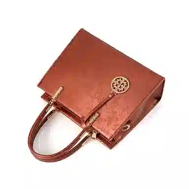 维尼奥 新中式国风提花刺绣高级感时尚气质 合成革 单肩斜挎手提包 常规 女款 红色