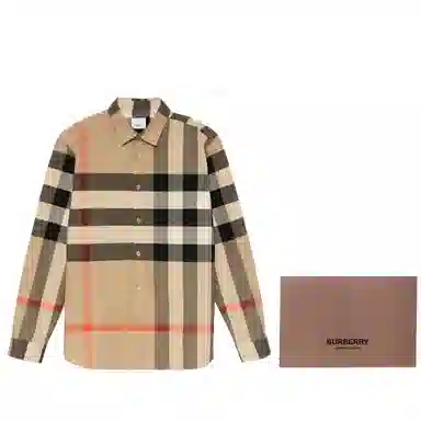 Burberry Check Long Sleeve Shirt