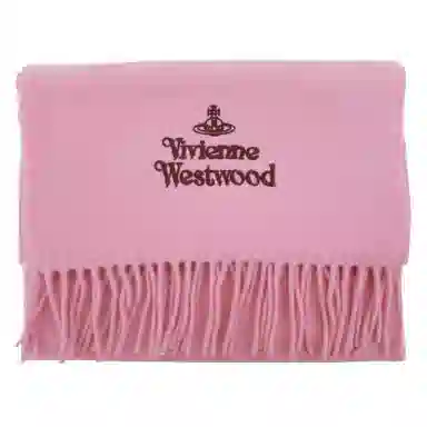 Vivienne Westwood Wool Scarf Pink