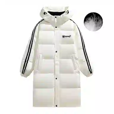 The Simpsons Logo Hooded Down Jacket