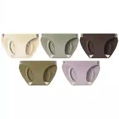 宜而爽 无痕抑菌不夹臀三角透气轻薄亲肤柔软舒适简约提臀收腹内裤 女款