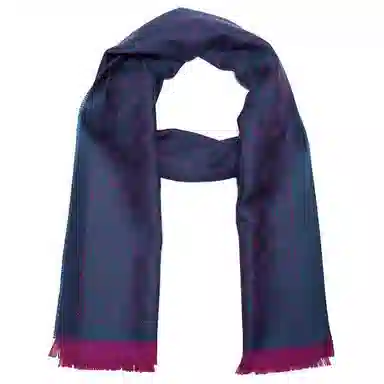 Gucci Classic GG Wool Scarf Pink Blue