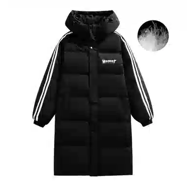 The Simpsons Logo Hooded Down Jacket