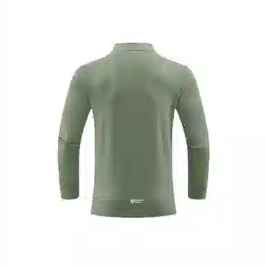 浪莎 户外长袖运动速干立领半拉链健身衣 男款