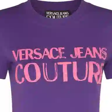 Versace Jeans Couture SS23 Purple T-Shirt