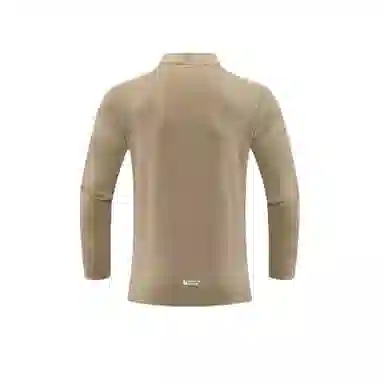 浪莎 户外长袖运动速干立领半拉链健身衣 男款