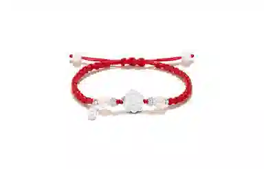 金瑞邦 简单百搭 显白精致 小众设计 高级感  上岸考研学生 莲花 新中式国潮 平安牌 精准#好运 琉璃 手链 男女同款情侣款