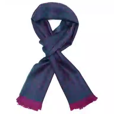 Gucci Classic GG Wool Scarf Pink Blue