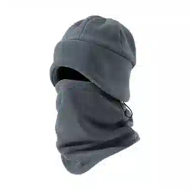 南极人 冬季加绒骑行防寒德绒保暖脖套护颈户外骑车登山滑雪面罩防风护耳 加厚 帽子 男款