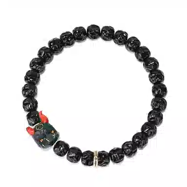 钰澜文玩 球刀无相地域男爵搭配款 椰蒂 手串 男女同款情侣款