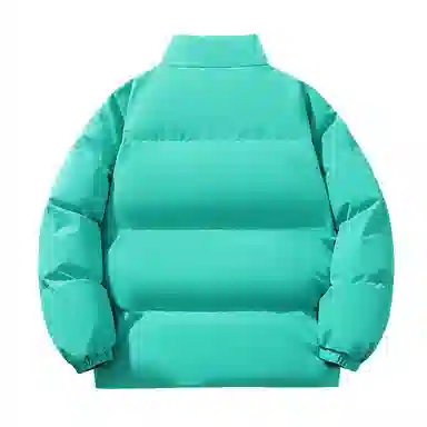 三体 不要回答系列 宽松美式休闲户外防风防水防寒加厚立领开衫舒适简约基础款字母印花纯色百搭时尚保暖柔软潮牌棉服 男女同款