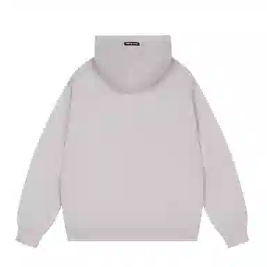 大卫贝肯 美式高街简约基础款字母印花潮流时尚百搭加绒加厚舒适保暖宽松休闲连帽卫衣 男女同款 黑色