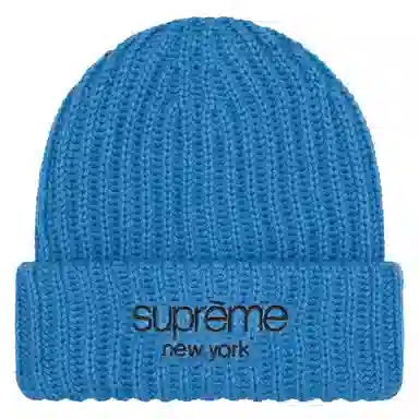 Supreme Classic Logo Chunky Ribbed Beanie