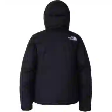 The North Face Logo Hoodie Down Jacket Black