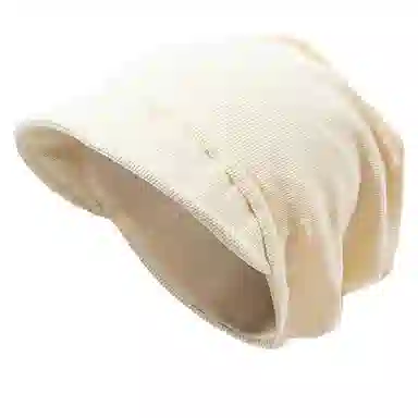 浪莎 日系短檐防风秋冬显脸小护耳懒惰风月子包头冷帽 棉 堆堆帽 女款