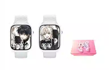 诺巴曼 智能手表男女情侣款 自定义表盘 蓝牙通话消息提醒 心率睡眠检测多功能运动学生百搭 男女同款