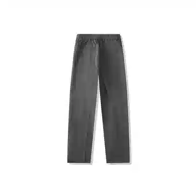 我是大卫 小开叉垂坠感宽松百搭纯色直筒小众设计感休闲裤 男女同款