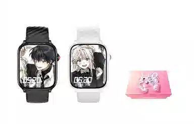 诺巴曼 智能手表男女情侣款 自定义表盘 蓝牙通话消息提醒 心率睡眠检测多功能运动学生百搭 男女同款