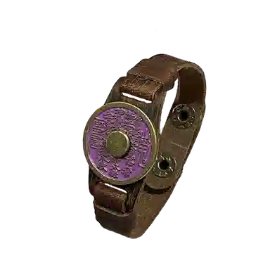 既白南兮 九紫离火 山鬼花钱本命年时来运转 合金 手环 男女同款情侣款