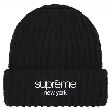 Supreme Classic Logo Chunky Ribbed Beanie