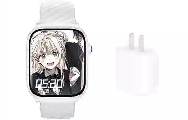 诺巴曼 智能手表男女情侣款 自定义表盘 蓝牙通话消息提醒 心率睡眠检测多功能运动学生百搭 男女同款