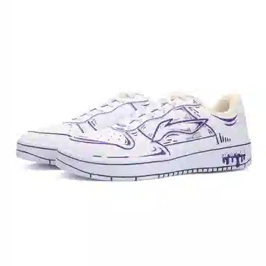 Li-Ning Floating Boat Purple White