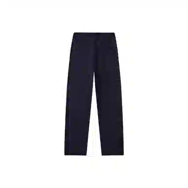 我是大卫 单褶皱纯色百搭直筒阔腿裤韩版高腰拖地长休闲裤 男女同款