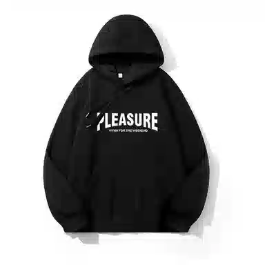 莫代尔 春秋季舒适亲肤潮流简约字母时尚印花潮牌连帽长袖上衣可外穿打底衣 男女同款