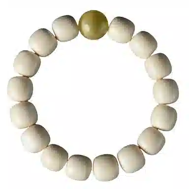 吉千年 【顺丰包邮 】新中式复古潮流风 好运 生日 转运 进宝老型桶珠高瓷度满纹设计款 猛犸 手串 男女同款情侣款