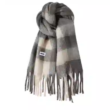 匹克 保暖防风秋冬季流苏百搭简约韩式轻奢风 聚酯纤维 绒线围巾 男女同款情侣款