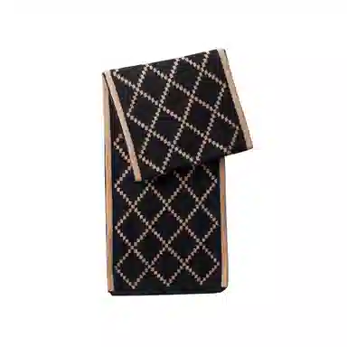 Joy&Mario Scarf Black Brown