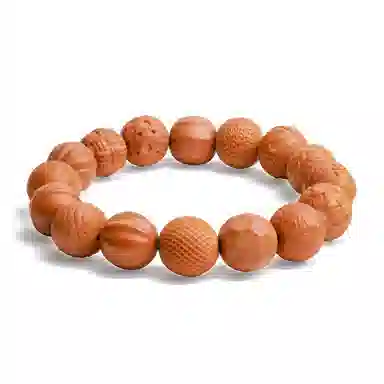 木盛缘 雕刻多宝佛珠单圈念珠文玩 猴头核桃 手串 男女同款情侣款