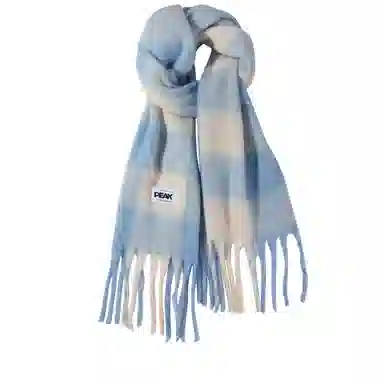 匹克 保暖防风秋冬季流苏百搭简约韩式轻奢风 聚酯纤维 绒线围巾 男女同款情侣款