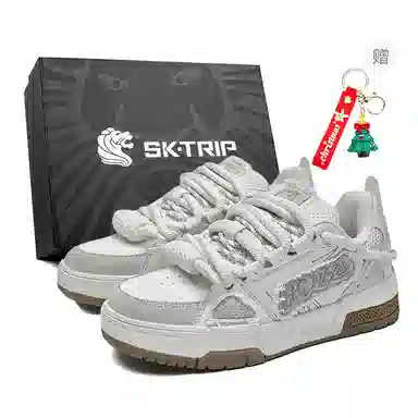 SK.TRIP Burgundy Low Sneakers