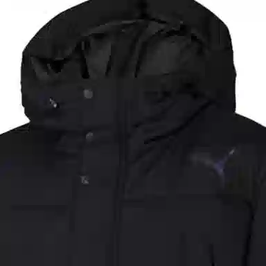Puma Long Down Coat Black