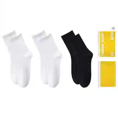 健将 防臭抑菌袜莫兰迪色系百搭休闲棉袜中筒袜 女款 礼袋组合装