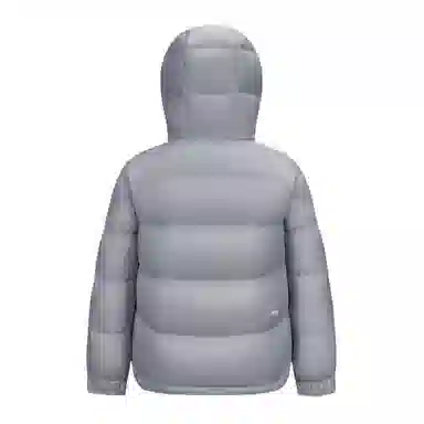 鸭鸭 加厚高蓬松舒适保暖短款面包羽绒服 男女同款 黑色