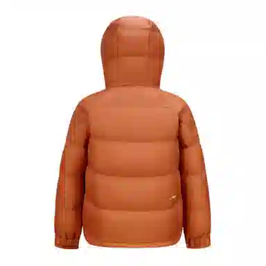 鸭鸭 加厚高蓬松舒适保暖短款面包羽绒服 男女同款 黑色